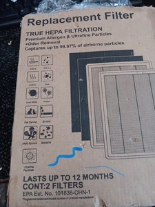 Ture Hepa Filtration Replacement Filter Size A Compatible W/ FAP-C01-A Open Box - Picture 1 of 1