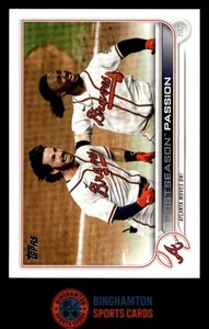 2022 Topps Baseball Card #342 Postseason Passion Atlanta Braves - Picture 1 of 2