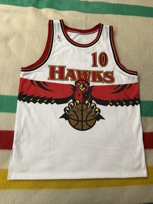 Atlanta Hawks Mookie Blaylock #10 Procut Juego Auténtico Talla 52 2X 3X Pearl Jam Foto 1 de 4
