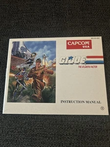 G.I. Joe 1991 The Atlantis Factor Nintendo NES Instruction Manual Booklet ONLY - Picture 1 of 3