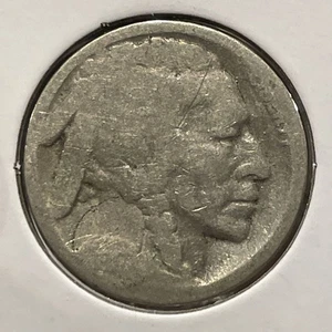 1917-S 5C Buffalo Nickel F5370 - Picture 1 of 4