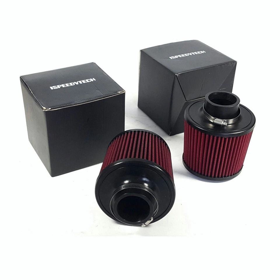 Dual Cone 2.25"Filter Air Intake Kit FOR BMW 135i 335i 335xi 535i N54 3.0L Turbo - Image 1 of 1