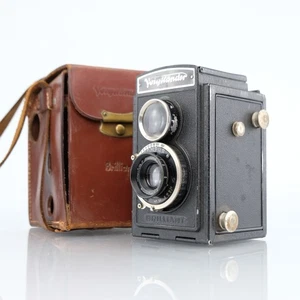 Cámara fotográfica de formato medio Voigtlander Brilliant 6x6 TLR + obturador de computadora de colección - Imagen 1 de 16
