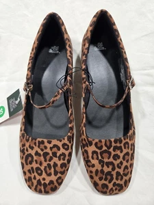 Ballerine Mary Janes Wild Fable taglia 10 memory foam stampa leopardata nuove con etichette autunno - Foto 1 di 5