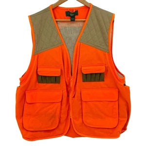 Orvis Upland Hunting Field Vest Men's Large Orange Shooting Hunting Pockets - Picture 1 of 5