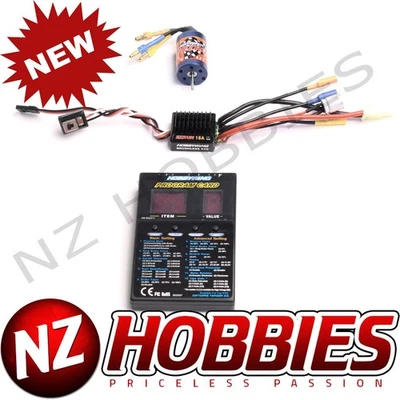 Hobbywing 81030000 A1 Combo EzRun 18A SL ESC EzRun Series 12T/2030(7800Kv) Motor - Image 1 of 2