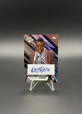 2013 Topps MLS Deshorn Brown Golazo 1/1 Rookie Super Draft Auto - Image 1 of 2