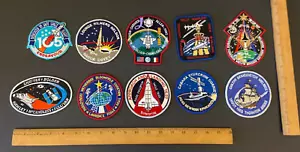 Vintage NASA (10) Item Mixed Space Patch Lot Uncommon Space Patches Lot #3 - Picture 1 of 24