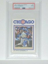1987 CUBS DAVID BERG RYNE SANDBERG SP #23 PSA 9 MINT JUMBO CARD RARE POP 13 HOF