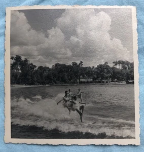 Vintage Photograph Film Women Ballerina Water Skiing Sport Dancing Girls - Picture 1 of 4