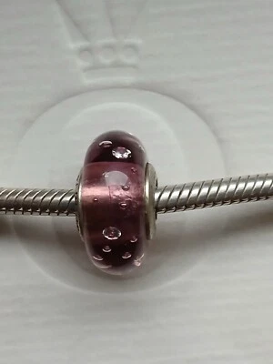Original  Pandora Element, Charm Murano, retired, m. Zirkonia, Luftblasen  - Bild 1 von 4