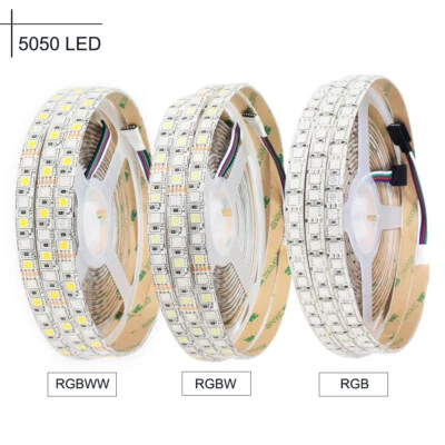 LED Strip light 5M 2835 5730 5050 5054 RGB CCT RGBW RGBWW white DC 12V 24V tape - Image 1 of 4