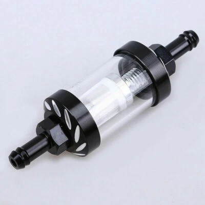 5/16" 8mm Inline Gas Fuel Line Reusable Washable Filter for Harley/Kawasaki/ATV — 第 1/4 张图片