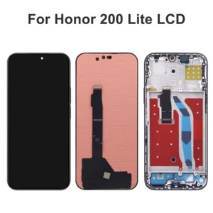 OLED LCD Display Touch Screen Digitizer w/ Frame For HUAWEI Honor 200 Lite Parts - Picture 1 of 13