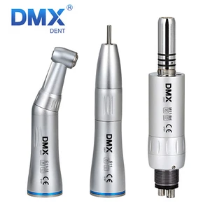 DMXDENT Dental Low Speed Handpiece Contra Angle Inner Water Air Motor 4 Holes - Picture 1 of 8