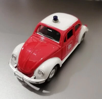 TOMICA DANDY KADO - F21 Volkswagen Beetle Notruf 112 made in Japan - scala 1/43 - Immagine 1 di 4