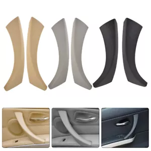 For BMW 3 Series E90 E91 Passenger Left Inner Door Panel Handle Pull Trim Cover - Picture 1 of 28