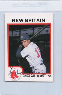 1987 Pro Cards #778 Dana Williams New Britain Red Sox Signed Auto *K2871 - Image 1 of 2