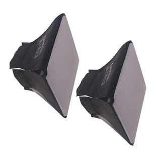 2er Softbox für LAOWA Kuangren KX-800 Blitzgerät Studio Macro Makro Fotografie - Picture 1 of 3