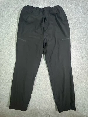 Pantalones Eddie Bauer para mujer 14 negros blancos forro a cuadros búfalo polar acogedor cálido Foto 1 de 4