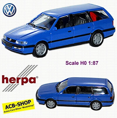 VW Passat III Variante Restyling 1993-96 Tipo B4 Senza Binari-Tetto 1:87 Herpa - Immagine 1 di 4