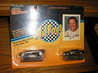RARE Vintage Racing Champion A.J Foyt 2 Car Set 4 Time Indy Winner Free SHIPPING - Image 1 of 3