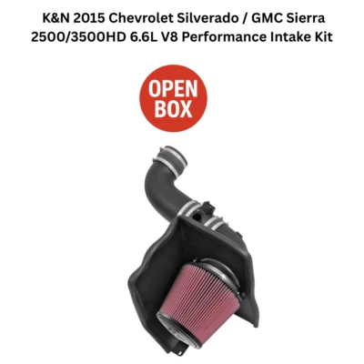 Kit de admisión K&N Silverado/Sierra 2500HD 3500HD 2015 6,6 L V8 - Caja abierta Foto 1 de 4