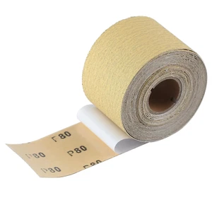80 Grit Sandpaper Roll Self Adhesive PSA Stickyback Sand Paper 2-3/4" Wide 10 Ya - Picture 1 of 12