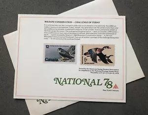 ASDA National78 • 1978 Nationale Briefmarkenausstellung - Sammler-Souvenirkarte - Bild 1 von 3
