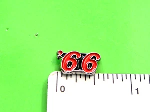 '66, 1966 sixty six - hat pin , tie tac , lapel pin , hatpin GIFT BOXED red - Picture 1 of 5