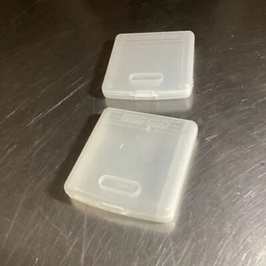 Official Sega Game Gear Cases Lot 2 Clear Clamshell Plastic Game Cartridge Case - Picture 1 of 6
