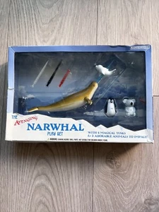 The Avenging Narwhal Play Set by Accoutrements NIOB Retired RARE 2006 vintage - Picture 1 of 7
