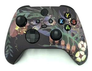 Custom Microsoft Xbox Series X / S Controller - Soft Touch Butterfly Garden - Picture 1 of 8