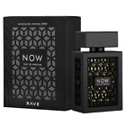 Now Rave by Lattafa 3.4 oz EDP Perfume Cologne Unisex New in Box
