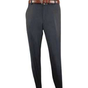 Traje de hombre Renoir frente plano pantalones separados calce ajustado sensación suave 202-1 carbón - Imagen 1 de 21