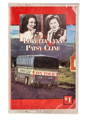 Loretta Lynn & Patsy Cline Cassette Tape On Tour 1996 MCA Records NEW Sealed - Image 1 of 2