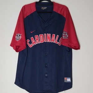 Vintage Nike Team Size XL MLB St Louis Cardinals Embroidered Baseball Jersey - Picture 1 of 5