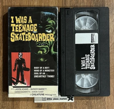 I Was a Teenage Skateboarder VHS A Creature Production Rare 1994 Skate Video - Imagem 1 de 2