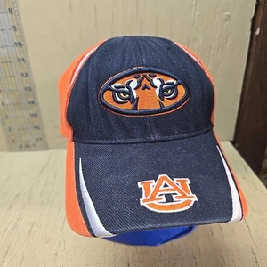 Gorra de Tigres Castaño Rojizo Azul Marino Naranja AU Logo Colegial Licencia Ajustable Una... - Imagen 1 de 7