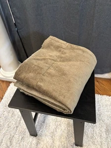 New West Elm Worn Velvet Blackout Curtain, 48”x96”, Cognac Color - Picture 1 of 7
