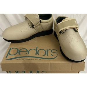 Pedors Beige Lightweight Stretch Orthotic Loafers Size 7.5 - Picture 1 of 6