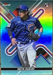 Seiya Suzuki 2022 Topps Finest Aqua Refractor Rookie #135/199 Chicago Cubs #41 - Bild 1 von 2