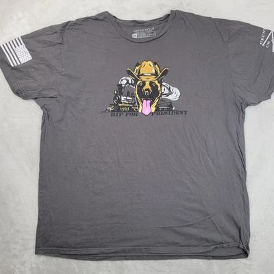 Camiseta Estilo Grunt Hombres XXXXL Patriota Militar Táctico Veterano 2A Policía 601 Foto 1 de 4