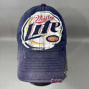 Miller Lite Baseball Cap w/Bottle Opener Snapback Dad Trucker Hat “Broken In” - Picture 1 of 15