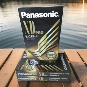 3 x Casetes de Video en Blanco Panasonic XD Pro SE-180 Super VHS - Nuevos Sellados - Imagen 1 de 2