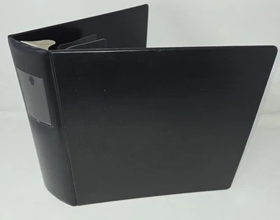 Carpeta estándar de 3 anillos Boorum & Pease 3" vinilo virgen negro 062-3SPL 12" X 12" Foto 1 de 4