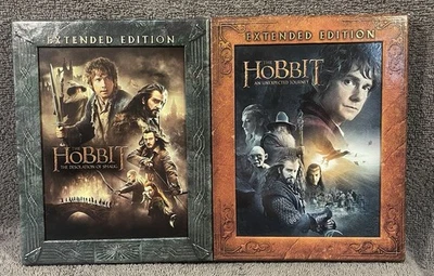 THE HOBBIT BLU RAY EXTENDED EDITION 3 DISCS SET Lot Of 2 As Shown - Image 1 of 4