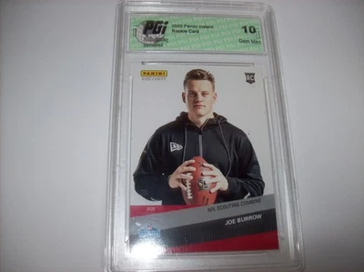 2020 Panini Instant NFL Joe Burrow 2017 Pristine Grading Gem Mint 10 Free Ship - Image 1 of 4