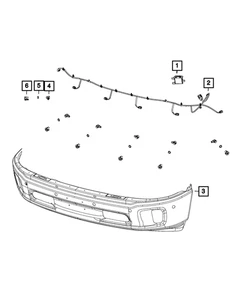 Genuine Mopar Front Fascia Wiring 68233653AA - Picture 1 of 3