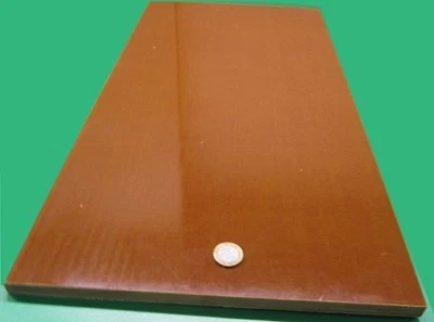 Micarta Canvas Phenolic CE Sheet  .500" (1/2") Thick x 12" x 24" - Image 1 of 4